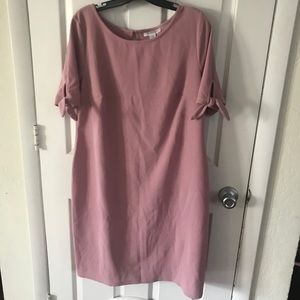 Soft Pink Maternity Shift Dress